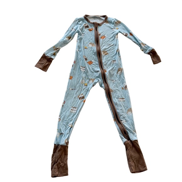 Angel Dear Toddler Pajamas Lot 3 One-Piece Sleepers 18–24M Bamboo Blend - Picture 3 of 8